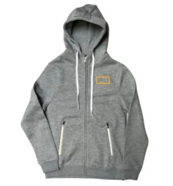 RG Hooded Zip Sweatshirt -Horseback Riding Clothing Store hooded zip sweatshirt grey front SWW001 CT005 8000 RG 95354.1670030573