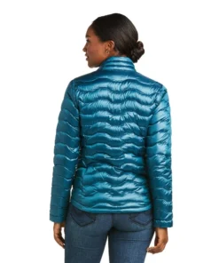 Ariat Ideal 3.0 Down Jacket -Horseback Riding Clothing Store ideal 3.0 down jacket iri teal back 10035515 ariat 69490.1633545017