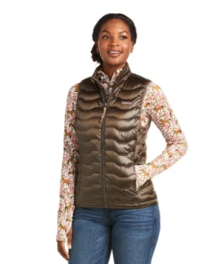 Ariat Ideal 3.0 Down Vest -Horseback Riding Clothing Store ideal 3.0 down vest banyan bark front 10037648 ariat 93689.1639703758