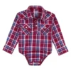 Baby Wrangler Plaid Snap Shirt Onesie