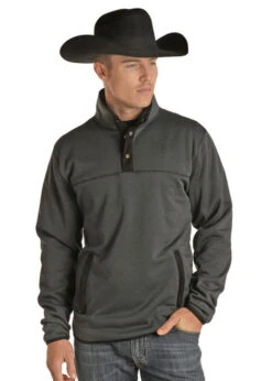Men's Powder River Jacquard Fleece Pullover