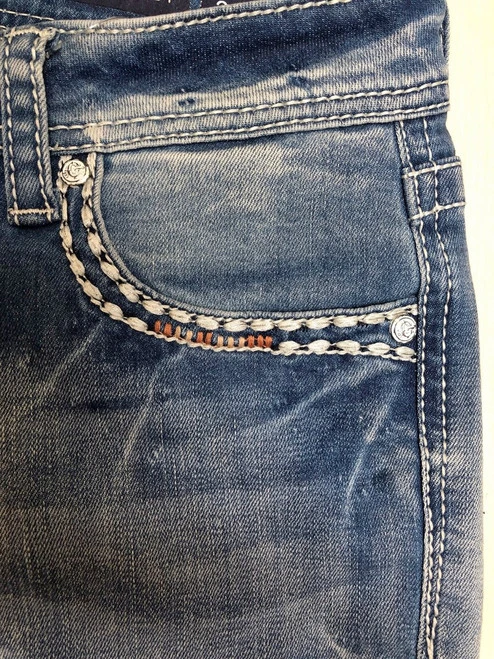 Grace In LA Jr Fit Steer Head Pocket Jeans 2 Grace In LA Jr Fit Steer Head Pocket Jeans - Image 2