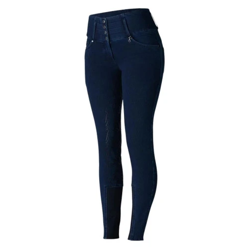 Horze Kacy Winter Denim Full Grip Breeches 1 Horze Kacy Winter Denim Full Grip Breeches