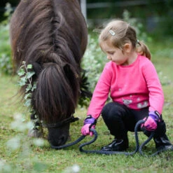 Roeckl Sports Roeckl Kansas Kids Gloves -Horseback Riding Clothing Store kansas kids glove pink shaggy pony roeckl 18107.1582500338