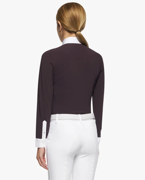 Girls Cavalleria Toscana Pleated Competition Shirt 3 Girls Cavalleria Toscana Pleated Competition Shirt - Image 3