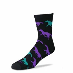 Kids Horse Prints Crew Socks -Horseback Riding Clothing Store kids canter horse socks 70100C gt reid 86315.1630874105