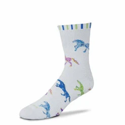 Kids Horse Prints Crew Socks -Horseback Riding Clothing Store kids gala horse socks 70101C gt reid 46352.1630874094