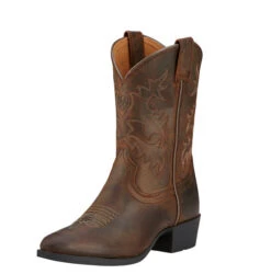 Kids Ariat Heritage Western Boot -Horseback Riding Clothing Store kids heritage western boot 3 4 10001825 ariat 87491.1679931745