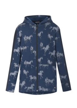Kids Kerrits Horse Sense Fleece Hoodie -Horseback Riding Clothing Store kids horse sense hoodie adm.hors front 60277 PRINT kerrits 03867.1663453996
