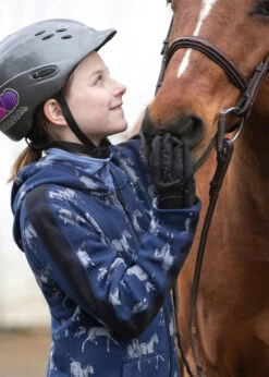 Kids Kerrits Horse Sense Fleece Hoodie -Horseback Riding Clothing Store kids horse sense hoodie adm.hors rider 60277 PRINT kerrits 44073.1663437873