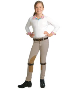 Kids Romfh International Jodhpurs -Horseback Riding Clothing Store kids international jod classic beige full 2020262 romfh 93567.1684884062