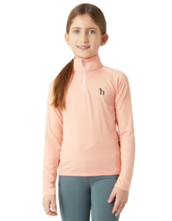 Girls Horze Lola Half Zip Tech Shirt 12 Girls Horze Lola Half Zip Tech Shirt -Horseback Riding Clothing Store kids lola shrmp.pk front 33757 SPPI horze 41400.1678730268