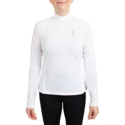 Irideon Kids Luna CoolStretch Shirt Long Sleeve -Horseback Riding Clothing Store kids luna cool stretch ls white front 30 7006 WH toklat 91314.1655841036