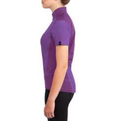 Irideon Kids Luna CoolStretch Shirt Short Sleeve -Horseback Riding Clothing Store kids luna cool stretch ss purple hibiscus side 30 7008 PH toklat 67142.1655840087