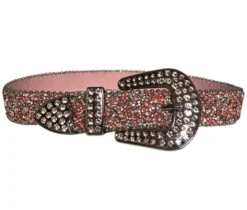 Kids Kamberley Sparkle Mesh Belt -Horseback Riding Clothing Store kids mesh belts pink kamberley 02382.1659482935