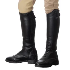 Kids Horze Rover Tall Boot -Horseback Riding Clothing Store kids rover tall boot rider black horze 33133.1669683441