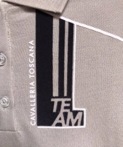 Kids Cavalleria Toscana Team Raceway Polo -Horseback Riding Clothing Store kids team raceway polo grey logo POA081 CT 02420.1660264626