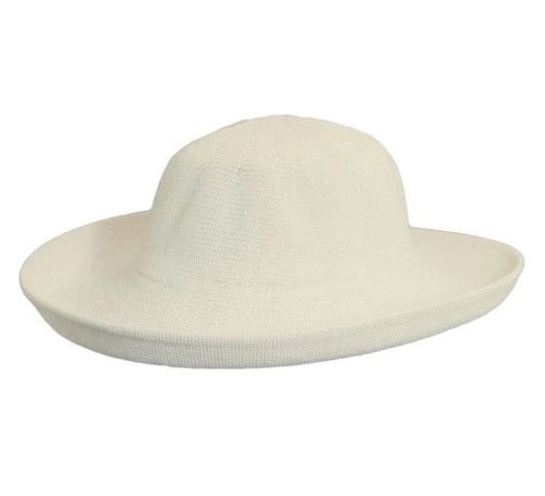 Scala Anji Knitted Poly Straw Hat 4 Scala Anji Knitted Poly Straw Hat - Image 4