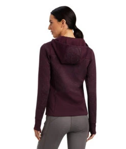 Ariat Lumina Full Zip Hoodie -Horseback Riding Clothing Store lumina full zip hoodie mulberry back 10041388 ariat 27578.1661647488