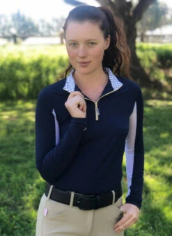 Mary's EIS Sun Shirt -Horseback Riding Clothing Store marys eis logo shirt front eis 75991.1677959622