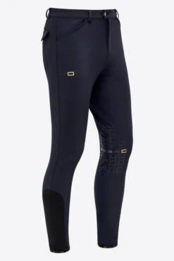 Men's RG Breeches Knee Grip -Horseback Riding Clothing Store men breech knee grip navy side BRM004 JS004 7901 RG 47573.1669869902