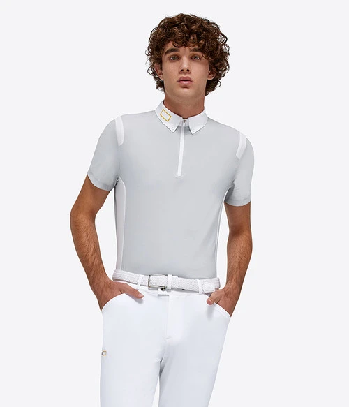 Men's RG Zip Competition Polo Short Sleeve 2 Men's RG Zip Competition Polo Short Sleeve - Image 2