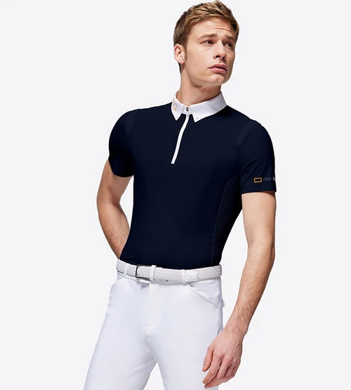 Men's RG Zip Competition Polo Short Sleeve 3 Men's RG Zip Competition Polo Short Sleeve - Image 3