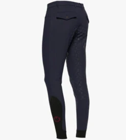 Men's Cavalleria Toscana Dressage Breeches Full Grip 7 Men's Cavalleria Toscana Dressage Breeches Full Grip -Horseback Riding Clothing Store mens fg breeches smoky blue back PAU054 JE010 7E00 ct 01088.1661022370