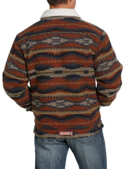 Men's Cinch Print Trucker Jacket -Horseback Riding Clothing Store mens printed trucker jacket multi side MWJ1511006 miller1 66344.1670106337