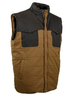 Men's Outback Trading Walker Vest -Horseback Riding Clothing Store mens walker vest burnt orange side 29816 outback 60596.1666904082