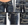 Rock & Roll Mid Rise Riding Jean