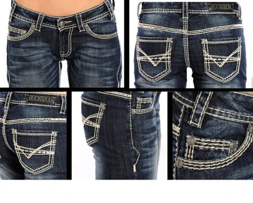 Rock & Roll Mid Rise Riding Jean 1 Rock & Roll Mid Rise Riding Jean