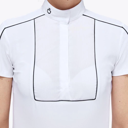 Cavalleria Toscana Outline Piping Shirt Short Sleeve 4 Cavalleria Toscana Outline Piping Shirt Short Sleeve - Image 4