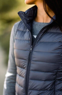 TKEQ EZ Packable Down Vest -Horseback Riding Clothing Store packable down vest nickle front detail EZ PACKABLE tkeq 75071.1653085383