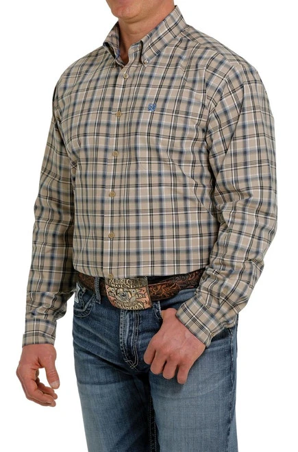 Cinch Plaid Button Down Shirt Long Sleeve 2 Cinch Plaid Button Down Shirt Long Sleeve - Image 2