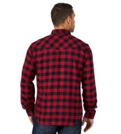 Men's Wrangler Retro Red Buffalo Plaid Shirt -Horseback Riding Clothing Store retro buffalo plaid ls red back 112318785 wrangler 92161.1663012402