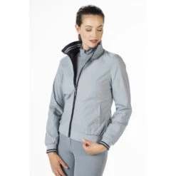 HKM Reverse Blouson Jacket 10 HKM Reverse Blouson Jacket -Horseback Riding Clothing Store reverse blouson jacket dark blue sage sage front 13135 6955 hkm 18389.1651779794