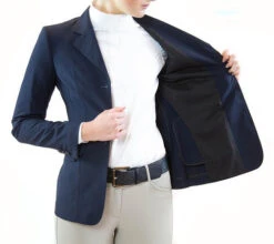 RJ Classics Sydney Coat -Horseback Riding Clothing Store rj classics sydney coat navy inside 34608.1659024055
