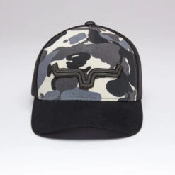 Kimes Ranch Roped LP Trucker Hat -Horseback Riding Clothing Store roped lp trucker hat camo front 842606179205 kimes 30578.1684194359