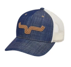 Kimes Ranch Roped LP Trucker Hat -Horseback Riding Clothing Store roped lp trucker hat denim hero 842606179199 kimes 53594.1684194398