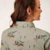 Roper Vintage Western Print Shirt