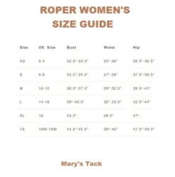 Ladies Roper Tech Softshell Jacket -Horseback Riding Clothing Store roper womens size guide 53244.1666834764