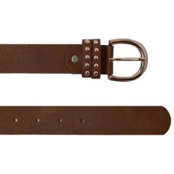 Horze Rose Gold Buckle Belt 8 Horze Rose Gold Buckle Belt -Horseback Riding Clothing Store rose gold buckle belt bison dark brown ends 33394 BDBB horze 04687.1648673523