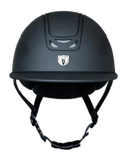 Tipperary Royal Wide Brim Equestrian Helmet -Horseback Riding Clothing Store royal wide brim helmet black front 9500W tipperary 96067.1574815598