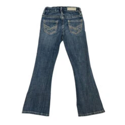 Girls Rock & Roll Extra Stretch Bootcut Jean -Horseback Riding Clothing Store rr denim girls extra stretch bootcut medium wash back RRGD4RMZPK panhandle 60745.1657825458