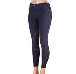 Sarm Hippique Aprica Knee Patch Breeches -Horseback Riding Clothing Store sarm hippique aprica knee patch breech navy 85744 02114.1527290076
