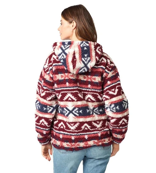 Wrangler Sherpa Print Hoodie 4 Wrangler Sherpa Print Hoodie - Image 4