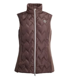 Kingsland Sia Insulated Vest -Horseback Riding Clothing Store sia vest coffee front 2230163609 6578 KL 25843.1667003344