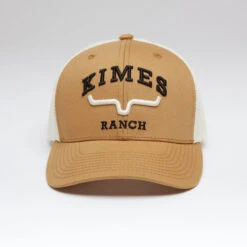 Kimes Ranch Since 2009 Trucker Hat -Horseback Riding Clothing Store since 2009 trucker hat brown front 842606178741 kimes 58131.1684195274