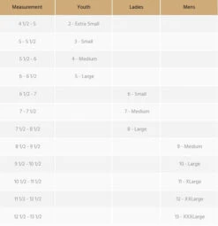 Heritage Pro Polo Gloves -Horseback Riding Clothing Store size guide heritage gloves 84502.1643571686